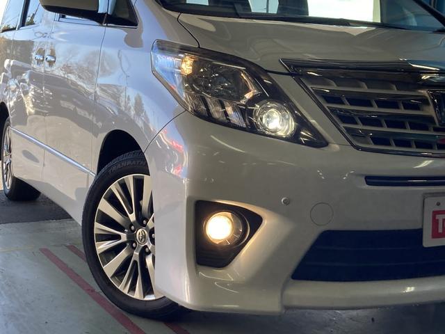 アルファード ２４０Ｓ　タイプゴールドＩＩ　４ＷＤ　ハーフレザーシート　ルーフイルミネーション　ナノイー　３６０度ドラレコ　ＥＴＣ　クルーズコントロール　純正９インチＳＤナビ　ＤＴＶ／ＣＤ／ＳＤ／ＢＴ可　両側スライドドア　ウッド調ステアリング（35枚目）