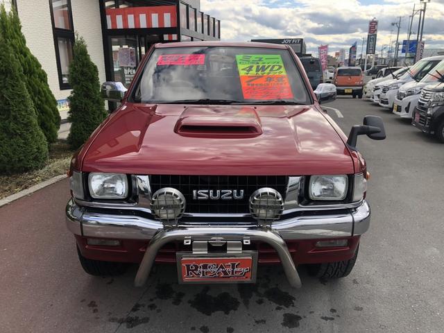 いすゞ ミュー タイプｘ ４ｗｄ ヒッチメンバー フロントガード タイベル交換済み１９３５００ｋｍ 背面タイヤ 電動格納ミラー 98 9万円 平成7年 1995年 青森県 中古車 価格 Com
