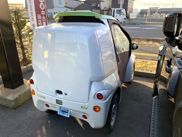 トヨタ コムスEV スタッドレス装着 バッテリー交換渡し(7枚目)