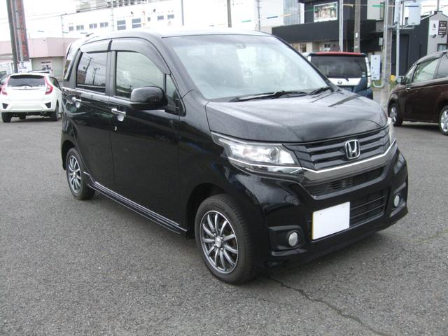 Ｎ－ＷＧＮカスタム Ｇ・Ａパッケージ　４ＷＤ　ＥＴＣ　両側スライドドア　オートクルーズコントロール　衝突被害軽減システム　オートライト　ＨＩＤ　スマートキー　アイドリングストップ　ベンチシート　ＣＶＴ　盗難防止システム　ＡＢＳ　ＥＳＣ（13枚目）