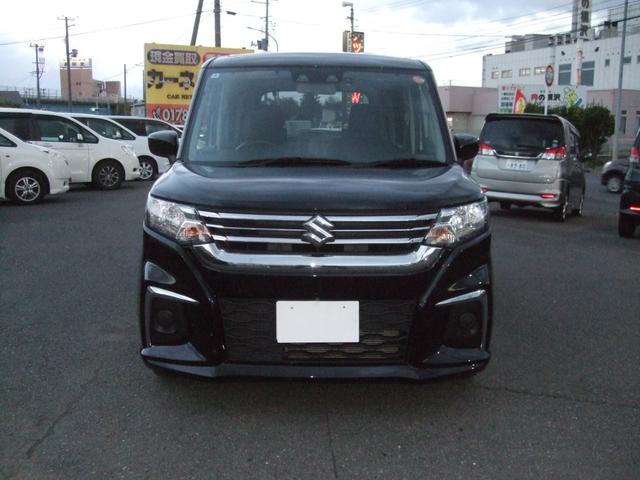 ソリオ ハイブリッドＭＸ　４ＷＤ　両側スライド・片側電動　クリアランスソナー　オートクルーズコントロール　レーンアシスト　衝突被害軽減システム　アルミホイール　オートライト　スマートキー　電動格納ミラー　シートヒーター　ＣＶＴ（12枚目）