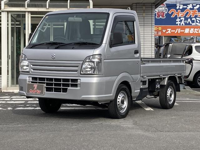 キャリイトラック ＫＣエアコン・パワステ農繁仕様　６６０　ＫＣ　エアコン・パワステ　ＭＴ　農繁仕様　３方開　４ＷＤ　八戸　中古車　パワステ　（シルキーシルバーメタリック）　軽トラック　５速マニュアル（2枚目）