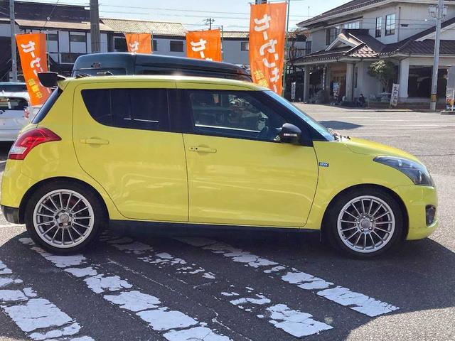 スイフトスポーツ ベースグレード スマートキー フルセグTV ドライブレコーダー ABS メモリーナビHIDヘッドライト 盗難防止装置 ETC(4枚目)