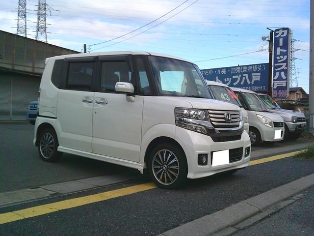 N-BOXカスタム G・ターボパッケージ 4WD オートマ ターボ リア両側電動スライドドア HID 社外ナビ バックカメラ(6枚目)