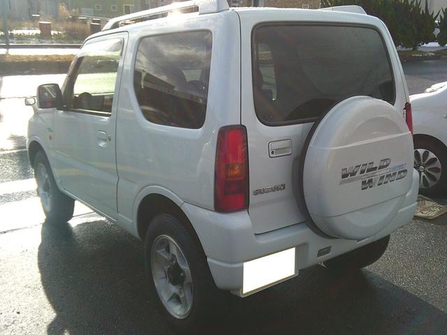 ジムニー ワイルドウインド 4WD オートマ エアコン パワステ パワーウインドウ 社外ワンセグCD再生ナビ 社外リモコンエンジンスターター 夏冬タイヤセット(2枚目)