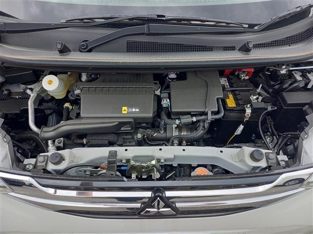 ｅＫワゴン Ｍ　４ＷＤ　届け出済み未使用車　クリアランスソナー　レーンアシスト　衝突被害軽減システム　オートライト　キーレスエントリー　アイドリングストップ　電動格納ミラー　シートヒーター　ベンチシート　ＣＶＴ（37枚目）