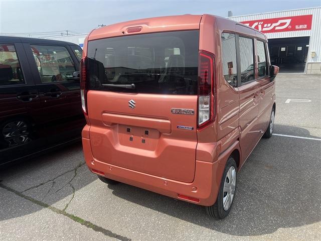 スペーシア ハイブリッドＸ　スマートキー　プッシュスタート　運転席助手席シートヒーター　リア両側パワースライドドア　ステアリングリモコン　クルーズコントロール　障害物センサー　衝突被害軽減ブレーキ（8枚目）