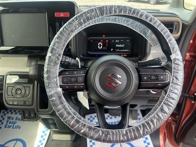 スペーシア ハイブリッドＸ　スマートキー　プッシュスタート　運転席助手席シートヒーター　リア両側パワースライドドア　ステアリングリモコン　クルーズコントロール　障害物センサー　衝突被害軽減ブレーキ（39枚目）
