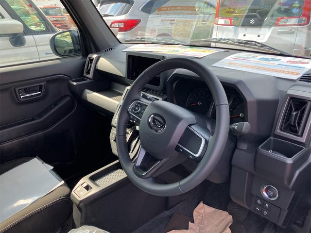 タフト Ｇ　ダーククロムベンチャー　４ＷＤ　届け出済み未使用車　バックカメラ　クリアランスソナー　オートクルーズコントロール　衝突被害軽減システム　オートライト　ＬＥＤヘッドランプ　スマートキー　アイドリングストップ　電動格納ミラー（48枚目）