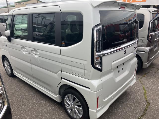 スペーシアカスタム ハイブリッドＧＳ　４ＷＤ　届け出済み未使用車　両側スライド・片側電動　クリアランスソナー　オートクルーズコントロール　レーンアシスト　衝突被害軽減システム　オートライト　ＬＥＤヘッドランプ　スマートキー（17枚目）