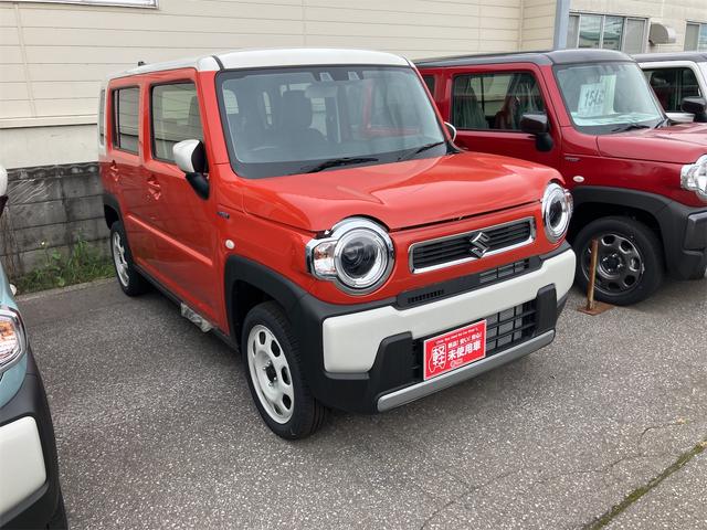 ハスラー ハイブリッドＧ　４ＷＤ　届け出済み未使用車　オートクルーズコントロール　レーンアシスト　衝突被害軽減システム　オートライト　ＬＥＤヘッドランプ　スマートキー　アイドリングストップ　電動格納ミラー　シートヒーター（3枚目）