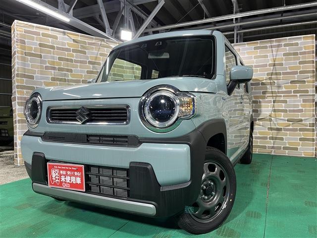 軽・車検の看板と電光掲示板が目印です！届出済　未使用車をお探しの方はこちらの看板を目印にお越しください。※似たような看板のお店がございますのでお間違えのないようご注意ください。