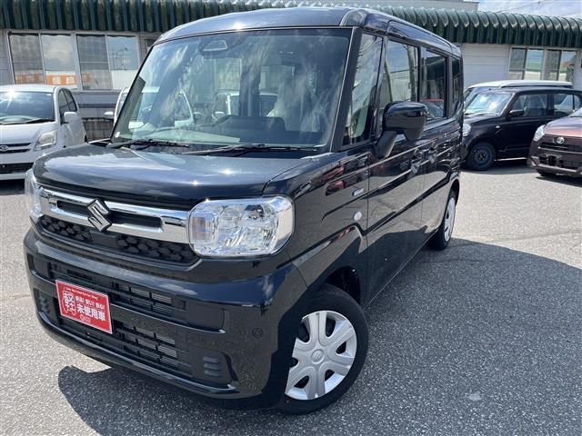 スペーシア ハイブリッドＧ　プッシュスタートボタン　衝突被害軽減ブレーキ　障害物センサー　アイドリングストップ　ステアリングリモコン　オートエアコン（4枚目）