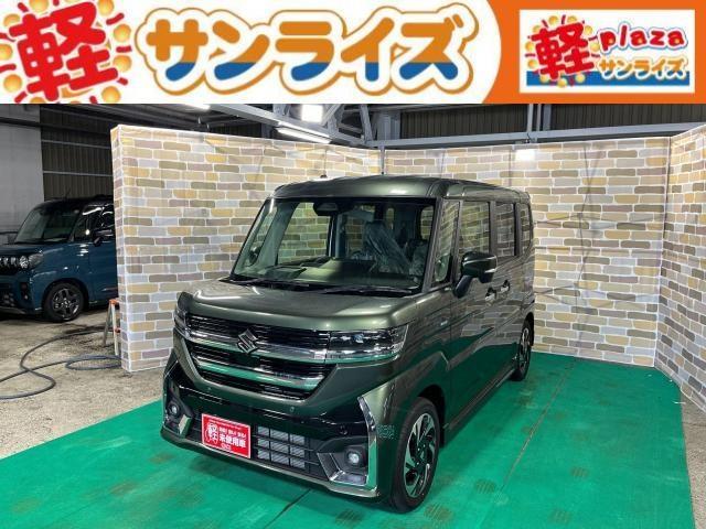 スペーシアカスタム ハイブリッドＸＳ　４ＷＤ　プッシュスタート　リア両側パワースライドドア　サーキュレーター　運転席助手席シートヒーター　ステアリングリモコン　クルーズコントロール（2枚目）