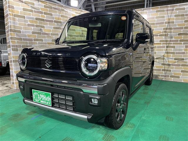 ハスラー タフワイルド　４ＷＤ　プッシュスタートボタン　フォグランプ　純正ナビ　衝突被害軽減ブレーキ　障害物センサー　運転席助手席シートヒーター（4枚目）