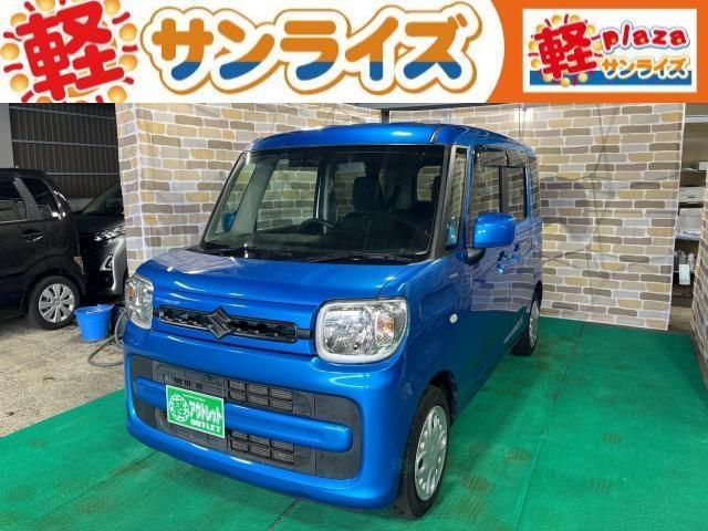スペーシア ハイブリッドＧ　４ＷＤ　プッシュスタート　衝突被害軽減ブレーキ　障害物センサー　運転席シートヒーター　カーナビ　前方ドラレコ　アイドリングストップ（2枚目）
