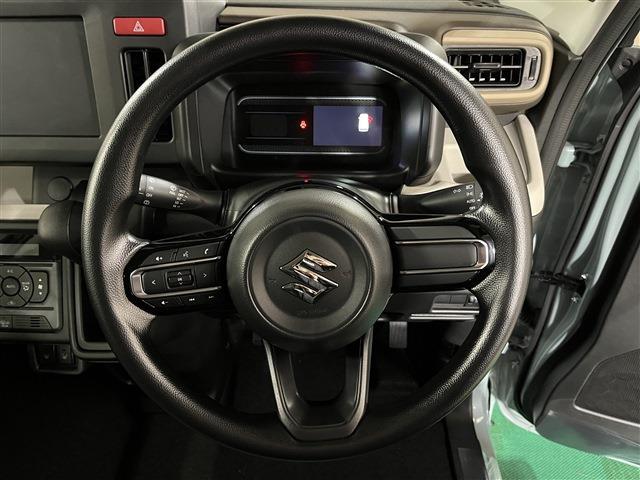 スペーシア ハイブリッドG 衝突被害軽減ブレーキ 障害物センサー 4WD プッシュスタートボタン ステアリングリモコン 横滑り防止装置 アイドリングストップ 運転席助手席シートヒーター オートエアコン 電動格納ドアミラー ABS(34枚目)