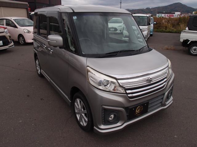 スペーシアカスタム XS 4WD 純正フルセグナビ・全方位モニター・Bluetooth・DVD 両側電動スライドドア フロント左右シートヒーター ドアミラーヒーター スマートキー(3枚目)