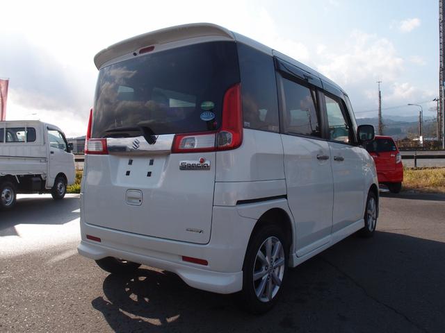 スペーシア Ｘリミテッド　４ＷＤ　ワンセグナビ・ＣＤ　レーダーブレーキサポート　両側電動スライドドア　フロント左右シートヒーター　ドアミラーヒーター　電動格納ミラー　スマートキー（5枚目）