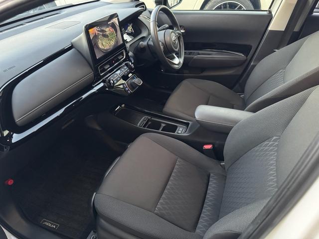 アクア G 全方囲カメラ セーフティセンス レーダークルーズ 禁煙車 AC100V電源 シートヒーター ドラレコ コーナーセンサー スマートキー LEDヘッド 10インチディスプレイオーディオ オートハイビーム(38枚目)