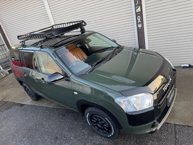 プロボックス ハイブリッドＦ　ステルスブラックエディションフルキット／新車ベースアーミーグリーンＡＰ／グリルマーカー／１０、１ディスプレイオーディオ／ＴＶ／ヴィンテージシートカバー／肘掛け／ＴＯＹＯオープンカントリー／マットアルミ（40枚目）