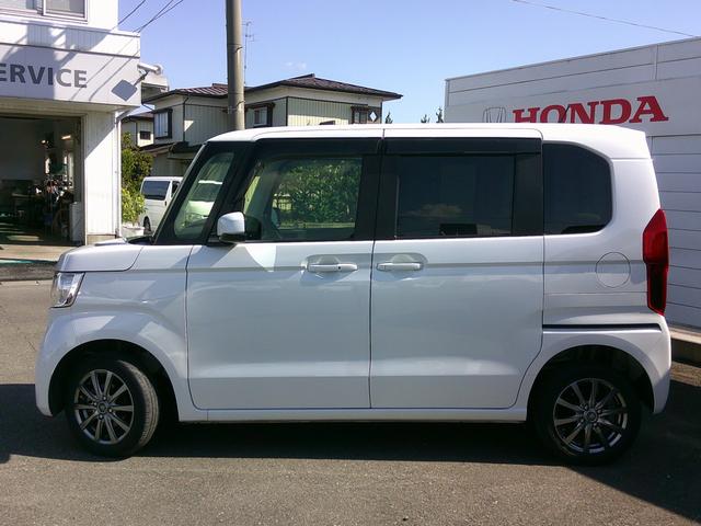 Ｎ－ＢＯＸ Ｇ・Ｌホンダセンシング　純正オーディオ・ホンダセンシング・衝突軽減ブレーキ・クルーズコントロール・ＬＫＡＳ・片側パワスラ・ＥＴＣ・シートヒーター・社外アルミ・ＬＥＤヘッドライト（5枚目）