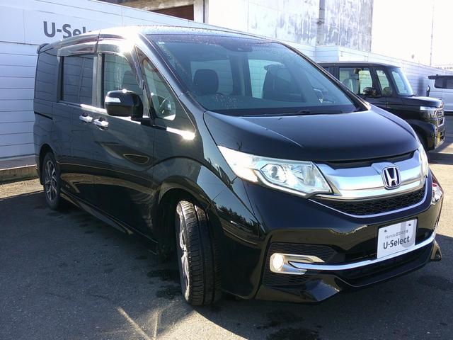 ステップワゴンスパーダ スパーダホンダセンシング 純正ナビ・TV・バックカメラ・ETC・両側パワスラ・ホンダセンシング・衝突軽減ブレーキ・クルーズコントロール・レーンキープアシスト・純正アルミ・LEDヘッドライト・フォグ(2枚目)