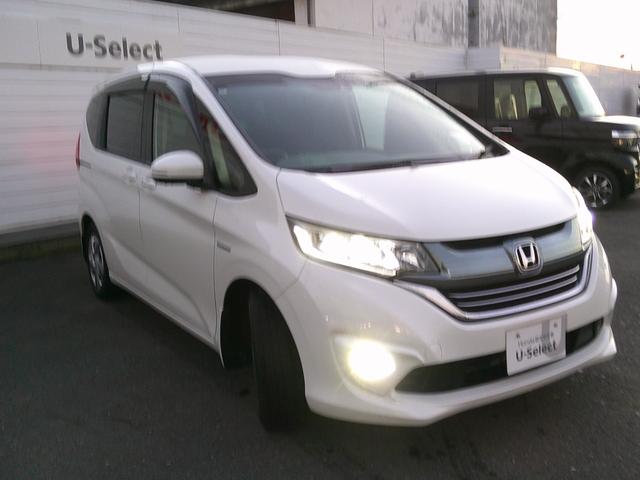 フリードハイブリッド ハイブリッド・Ｇホンダセンシング　純正ナビ・ＴＶ・バックカメラ・ホンダセンシング・衝突軽減ブレーキ・クルーズコントロール・レーンキープアシスト・ＥＴＣ・両側パワスラ・ＬＥＤヘッドライト・フォグ（2枚目）