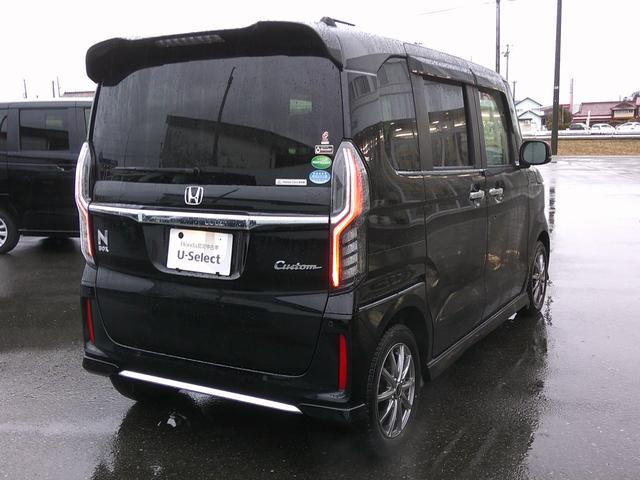 Ｎ－ＢＯＸカスタム Ｌターボ　純正ナビ・ＴＶ・バックカメラ・ＥＴＣ・両側パワスラ・ホンダセンシング・衝突軽減ブレーキ・クルーズコントロール・レーンキープアシスト・シートヒーター・純正エンスタ・ＬＥＤヘッドライト・フォグ（8枚目）