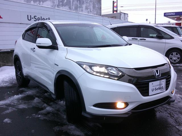 ヴェゼル ハイブリッドＸ・ホンダセンシング　ホンダセンシング・衝突軽減ブレーキ・クルーズコントロール・レーンキープアシスト・電子パーキング・オートブレーキホールド機能・純正ナビ・ＴＶ・バックカメラ・シートヒーター・ＥＴＣ・前後ドラレコ（2枚目）