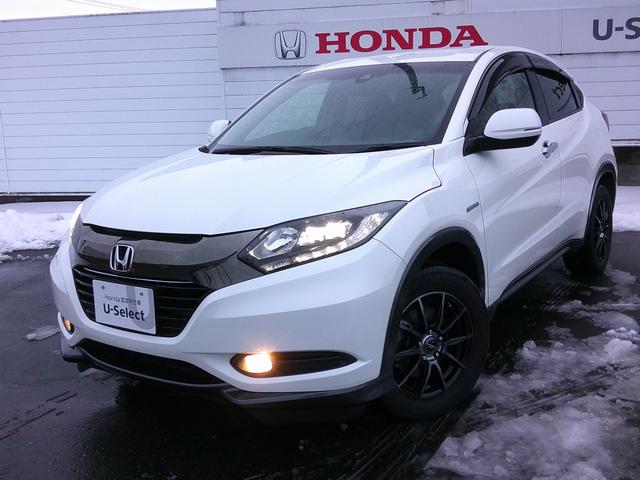 ヴェゼル ハイブリッドＸ・ホンダセンシング　ホンダセンシング・衝突軽減ブレーキ・クルーズコントロール・レーンキープアシスト・電子パーキング・オートブレーキホールド機能・純正ナビ・ＴＶ・バックカメラ・シートヒーター・ＥＴＣ・前後ドラレコ（4枚目）