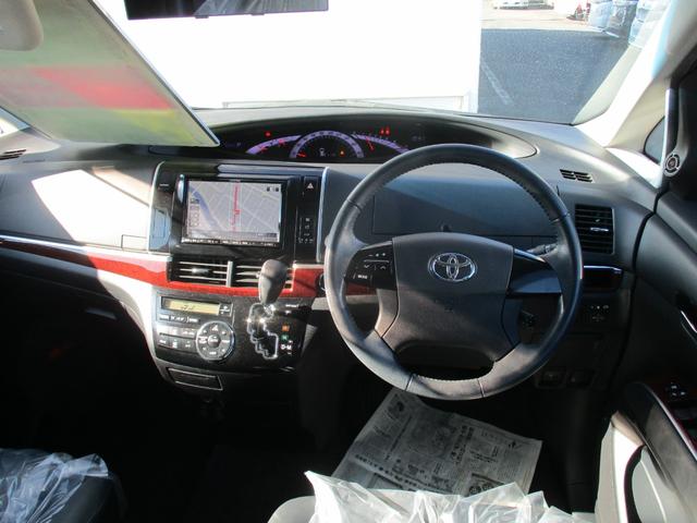 エスティマ アエラス　レザーパッケージ　４ＷＤ　社外ＳＤナビ　地デジ　両側パワースライド　パワーバックドア　レザーシート　パワーシート　シートヒーター　バックモニター　クルーズコントロール　スマートキー　ＥＴＣ　純正１８インチＡＷ（2枚目）