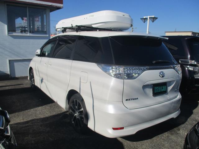 エスティマ アエラス　レザーパッケージ　４ＷＤ　社外ＳＤナビ　地デジ　両側パワースライド　パワーバックドア　レザーシート　パワーシート　シートヒーター　バックモニター　クルーズコントロール　スマートキー　ＥＴＣ　純正１８インチＡＷ（40枚目）