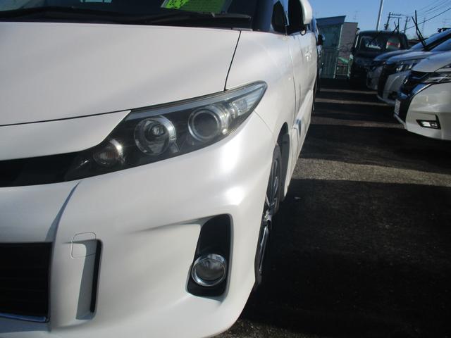 エスティマ アエラス　レザーパッケージ　４ＷＤ　社外ＳＤナビ　地デジ　両側パワースライド　パワーバックドア　レザーシート　パワーシート　シートヒーター　バックモニター　クルーズコントロール　スマートキー　ＥＴＣ　純正１８インチＡＷ（51枚目）