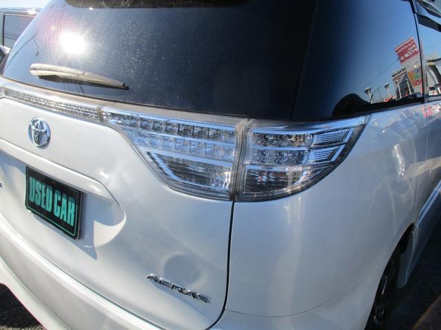 エスティマ アエラス　レザーパッケージ　４ＷＤ　社外ＳＤナビ　地デジ　両側パワースライド　パワーバックドア　レザーシート　パワーシート　シートヒーター　バックモニター　クルーズコントロール　スマートキー　ＥＴＣ　純正１８インチＡＷ（53枚目）