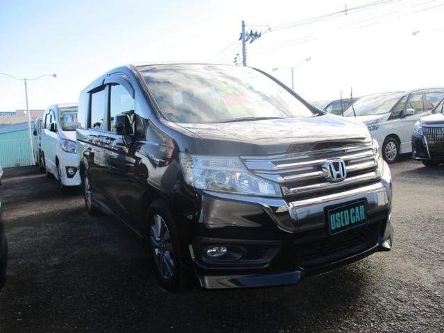 ステップワゴンスパーダ Z クールスピリット 4WD アイドリングストップ 純正HDDナビ 地デジ 両側パワースライド ハーフレザーシート フリップダウンモニター クルーズコントロール バックモニター スマートキー ETC 純正16インチAW(41枚目)