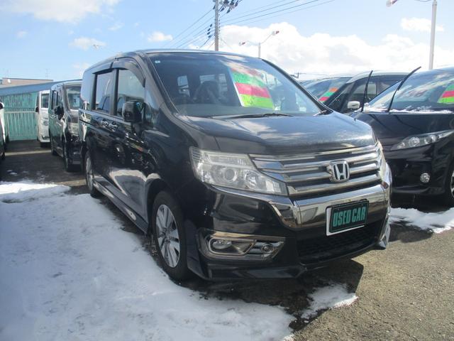 ステップワゴンスパーダ Z クールスピリット 4WD アイドリングストップ 純正HDDナビ 地デジ 両側パワースライド ハーフレザーシート バックモニター クルーズコントロール ETC EGスターター スマートキー 純正16インチAW(39枚目)