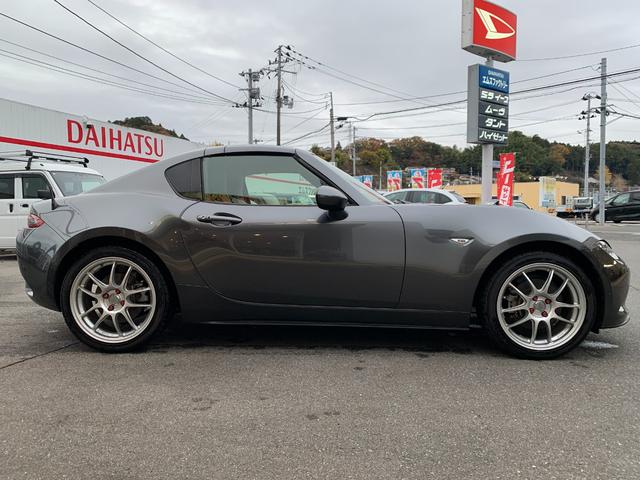 ロードスターＲＦ Ｓ　ＬＥＧエキマニ　フジツボマフラー　オートエグゼラムエア／クイックシフト／フライホイール／ダウンサス／メンバーブレース／シフトノブ　ビルシュタイン　エンケイ１７インチＡＷ　ナビＴＶ（3枚目）