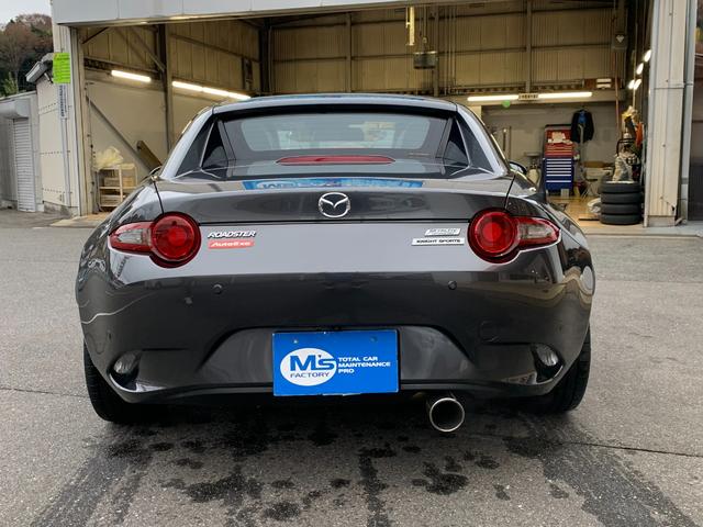 ロードスターＲＦ Ｓ　ＬＥＧエキマニ　フジツボマフラー　オートエグゼラムエア／クイックシフト／フライホイール／ダウンサス／メンバーブレース／シフトノブ　ビルシュタイン　エンケイ１７インチＡＷ　ナビＴＶ（4枚目）