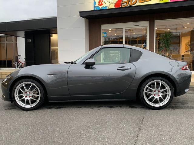 ロードスターＲＦ Ｓ　ＬＥＧエキマニ　フジツボマフラー　オートエグゼラムエア／クイックシフト／フライホイール／ダウンサス／メンバーブレース／シフトノブ　ビルシュタイン　エンケイ１７インチＡＷ　ナビＴＶ（5枚目）