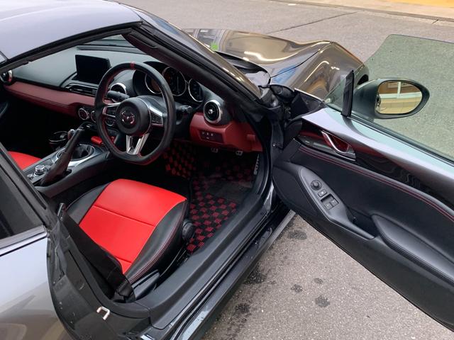 ロードスターＲＦ Ｓ　ＬＥＧエキマニ　フジツボマフラー　オートエグゼラムエア／クイックシフト／フライホイール／ダウンサス／メンバーブレース／シフトノブ　ビルシュタイン　エンケイ１７インチＡＷ　ナビＴＶ（11枚目）