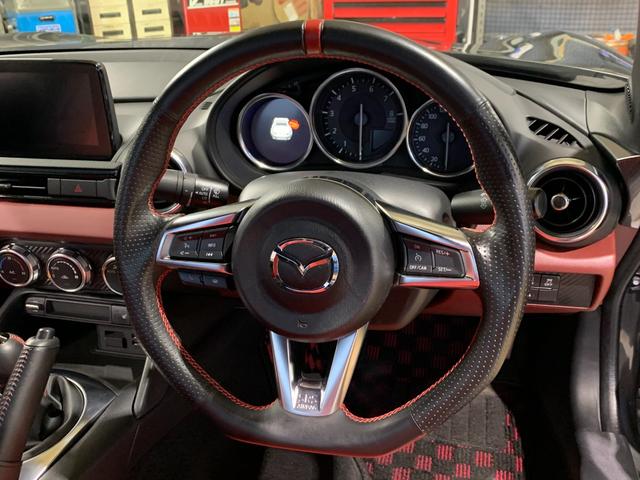 ロードスターＲＦ Ｓ　ＬＥＧエキマニ　フジツボマフラー　オートエグゼラムエア／クイックシフト／フライホイール／ダウンサス／メンバーブレース／シフトノブ　ビルシュタイン　エンケイ１７インチＡＷ　ナビＴＶ（17枚目）