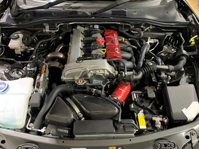 ロードスターＲＦ Ｓ　ＬＥＧエキマニ　フジツボマフラー　オートエグゼラムエア／クイックシフト／フライホイール／ダウンサス／メンバーブレース／シフトノブ　ビルシュタイン　エンケイ１７インチＡＷ　ナビＴＶ（19枚目）