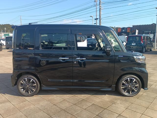 スペーシアカスタム ハイブリッドXS アラウンドモニター 両側パワ-スライドドア ターボ 電動ミラー スマキー クルーズコントロール キーレスエントリー アイドルストップ オートハイビーム シートH LEDヘッドライト ナビTV DVD(4枚目)