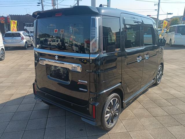 スペーシアカスタム ハイブリッドXS アラウンドモニター 両側パワ-スライドドア ターボ 電動ミラー スマキー クルーズコントロール キーレスエントリー アイドルストップ オートハイビーム シートH LEDヘッドライト ナビTV DVD(8枚目)