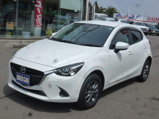 デミオ １３Ｓツーリング　４ＷＤ　衝突軽減ブレーキ　ナビ　バックカメラ　ステアリングスイッチ　ヘッドアップディスプレイ　ＥＴＣ　ＬＥＤヘッドライト　シートヒーター　プッシュスタートボタン　スマートキー　ＵＳＢ電源（2枚目）