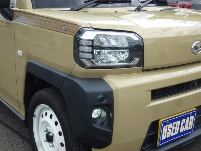 タフト Ｇターボ　４ＷＤ　ターボ　衝突軽減ブレーキ　９インチナビ　フルセグＴＶ　パノラマバックカメラ　ＥＴＣ　前後方ドライブレコーダー　ＬＥＤヘッドライト＆フォグランプ　シートヒーター　クルーズコントロール　ＵＳＢ電源（33枚目）