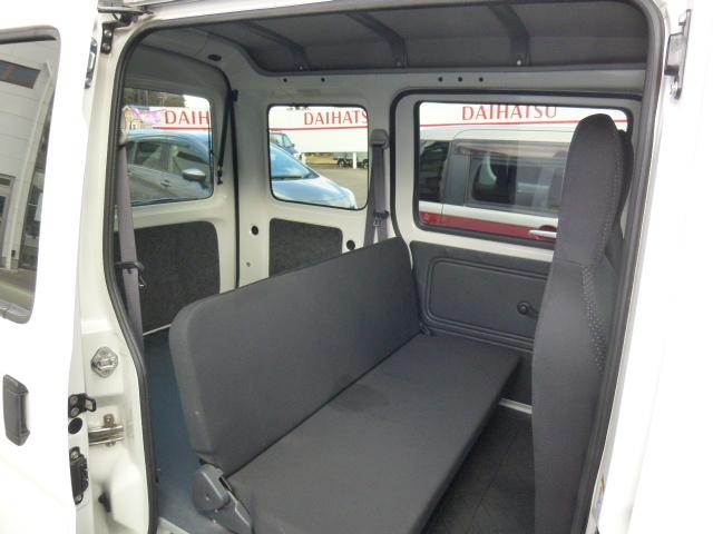 ハイゼットカーゴ ＤＸ　ＳＡＩＩＩ　４ＷＤ　走行２．６万Ｋｍ　衝突軽減ブレーキ　ＥＴＣ　ラジオ　キーレス　パワーウィンド　ＬＥＤヘッドライト　オートハイビーム　オートライト　アイドリングストップ　オーバーヘッドシェルフ（7枚目）