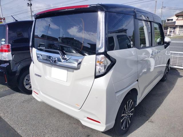 ルーミー カスタムＧ－Ｔ　登録済み未使用車　全周囲カメラ　ＴＶ　両側電動スライドドア　クリアランスソナー　オートクルーズコントロール　衝突被害軽減システム　アルミホイール　オートライト　ＬＥＤヘッドランプ　スマートキー（15枚目）