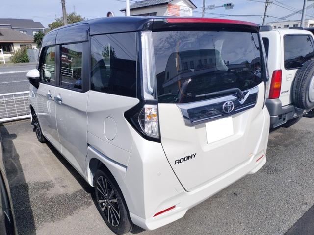 ルーミー カスタムＧ－Ｔ　登録済み未使用車　全周囲カメラ　ＴＶ　両側電動スライドドア　クリアランスソナー　オートクルーズコントロール　衝突被害軽減システム　アルミホイール　オートライト　ＬＥＤヘッドランプ　スマートキー（17枚目）